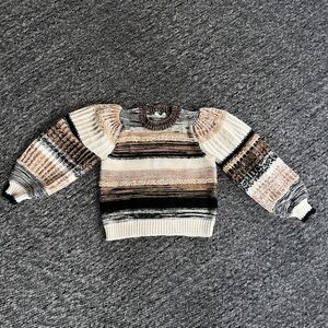 Ulla Johnson Earthy Tones Striped Sweater
